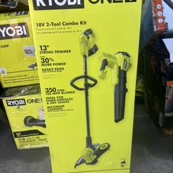 Ryobi Combo Kit Leaf Blower And Trimmer 