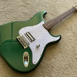 Metallic Green, Squier Partscaster, Stratocaster Electric Guitar 