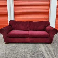 Red Couch (delivery available)