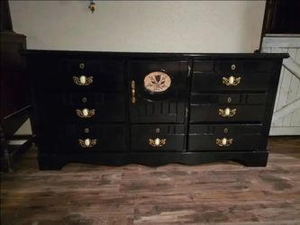 Used black dresser