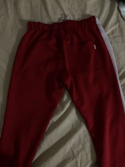Red Sweat Pants. 🌹 Design. 🔥 SIZE M 32/32