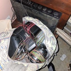 Surround Sound Speakers.  Kenwood sterio receiver