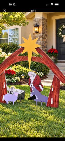 Outdoor nativity sets