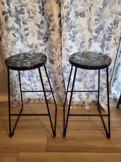 Galaxy Design Stools (1 pair)