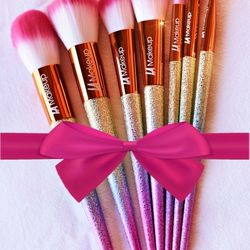 7pcs Colorfull Makeup Brushes LA MAKEUP