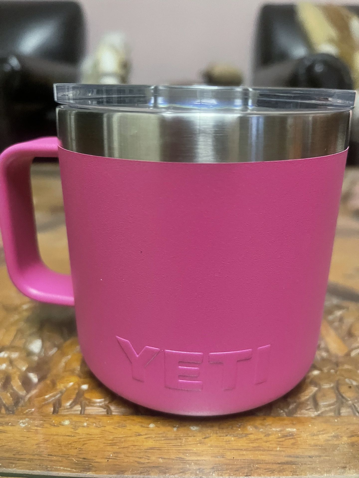 YETI Rambler 10oz Mug with Magslider Lid - Prickly Pear Pink