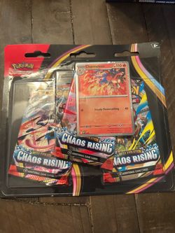 Pokémon Mega Evolution Chaos Rising 3-Pack Blister