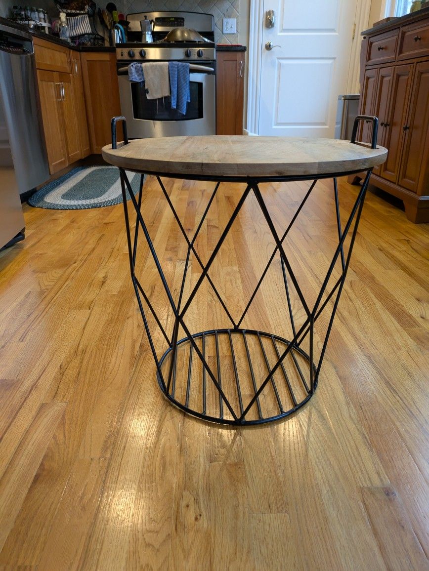 End Table With Storage