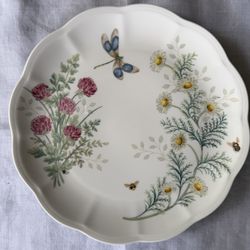 Lenox Dining Butterfly Meadow 'Herbs Dragonfly' Dinner Plate
