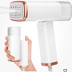 NTAYDZSW Portable Handheld Garment Steamer Foldable Effortless TQ-103 - WHITE