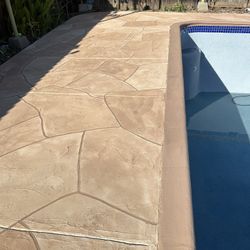 Overlay Flagstone Driveway/patio/pools Make Your Old Concrete Look Like New I Make Any Color 