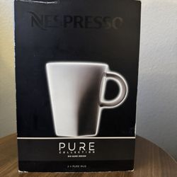 Pure Set Of 2 Mugs And 2 Saucers (Made In France)