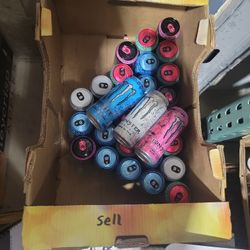 Monster Energy Drink Cans Total Of 31