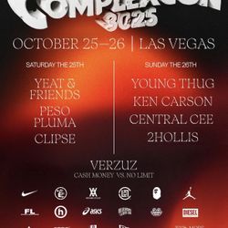 Complexcon Sunday GA Ticket