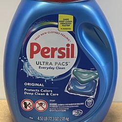 Persil Ultra Pacs Laundry Detergent, Original Scent (100 ct)