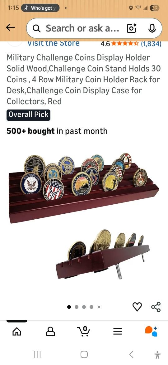 30pack LOT Military Challenge Coins Display Holder