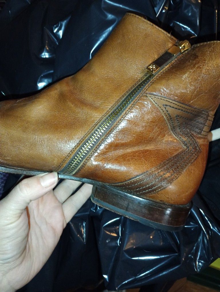 Men's 34 Rock revival Brown Boots 