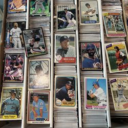 Baseball Cards 6000+ Box SEE PICS. Stars , Rookies , HOF 
