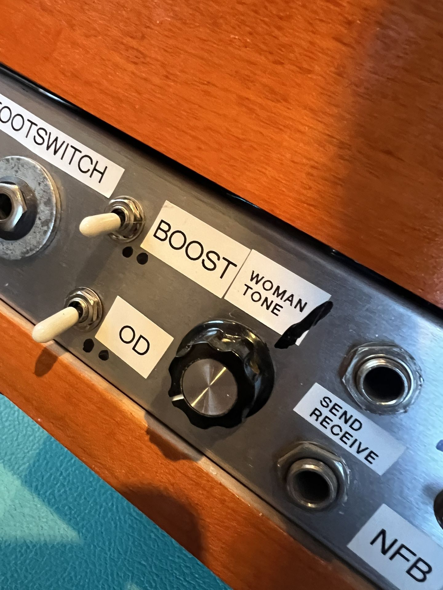 25w Dumble Clone EA Amplification tube amp/hand wired with custom wlanut/maple head cab