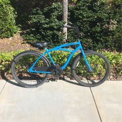 26” Huffy Cranbrook Men’s Light Blue Beach Cruiser 