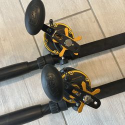 Penn Squall 20LW Rod Reel Fishing Combo.  2 Available 