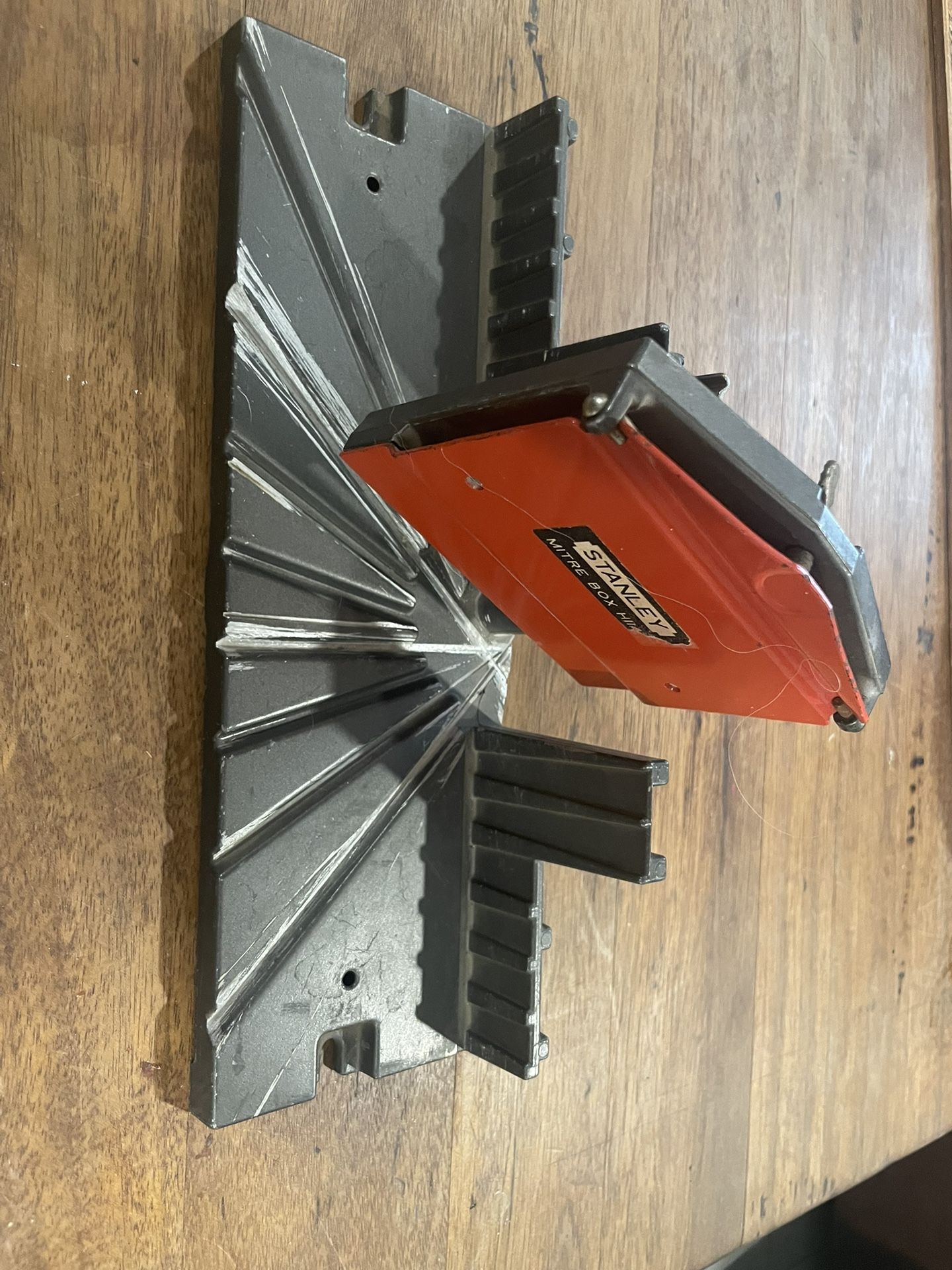 Vintage Metal Stanley Handyman Mitre Miter Box Tool Made in USA