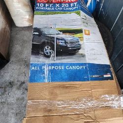 10ftx20ft Portable Car Canopy