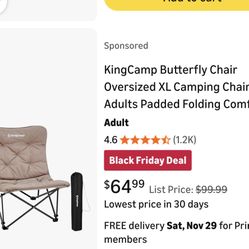 Camping Chairs Set Of 2