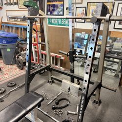 Bench And Squat Rack
