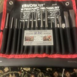 Brand New Punch & Chisel Set