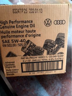 High performance motor oil  5w-40