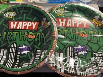 Ninja Turtles Themed Party Supplies for 24