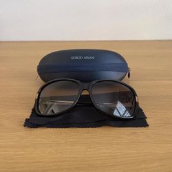 Giorgio Armani Women's Sunglasses 934/F, Black, Made In Italy