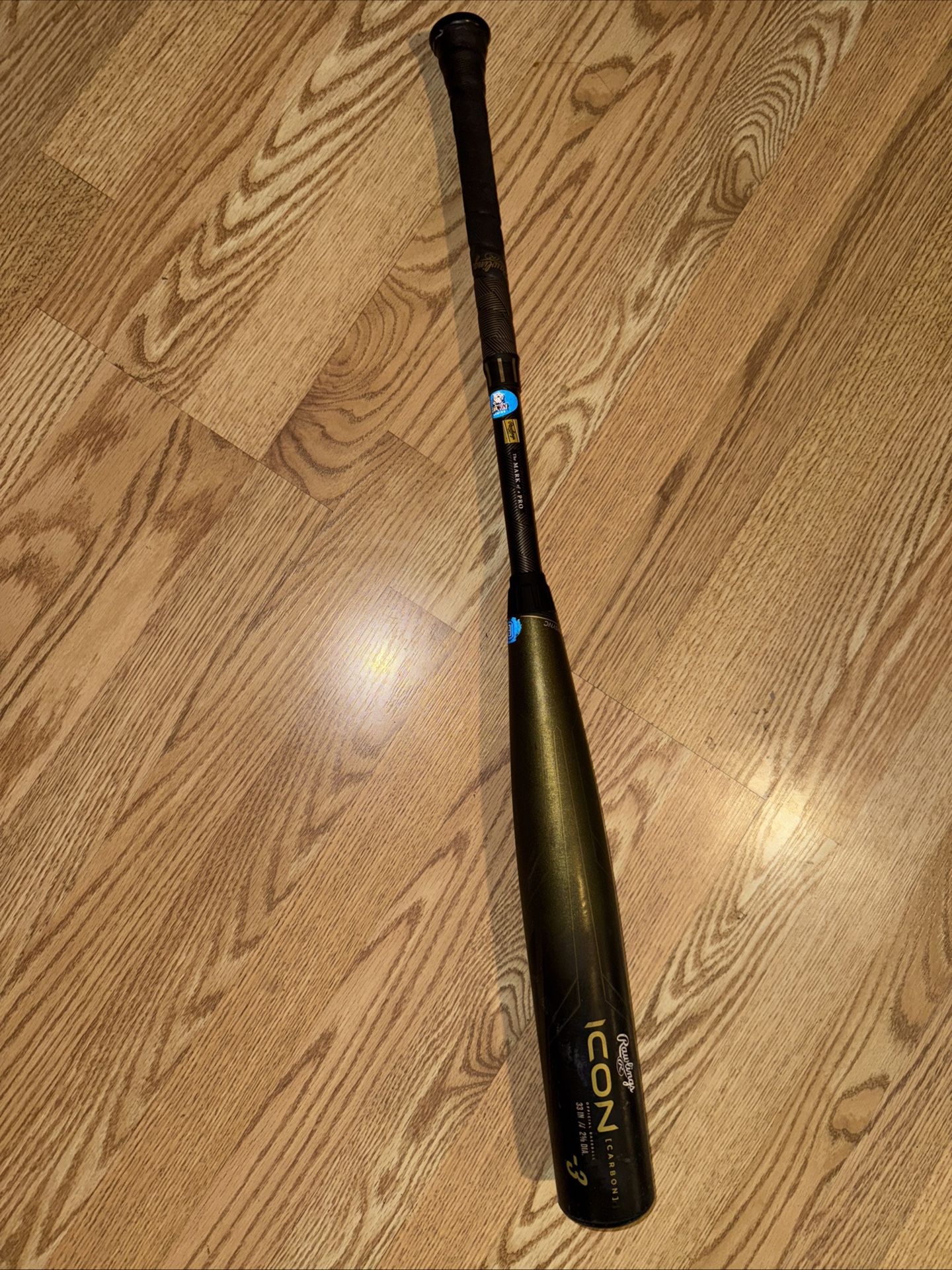 Rawlings Icon BBCOR 33/30 Composite Baseball Bat RBB313 High School College