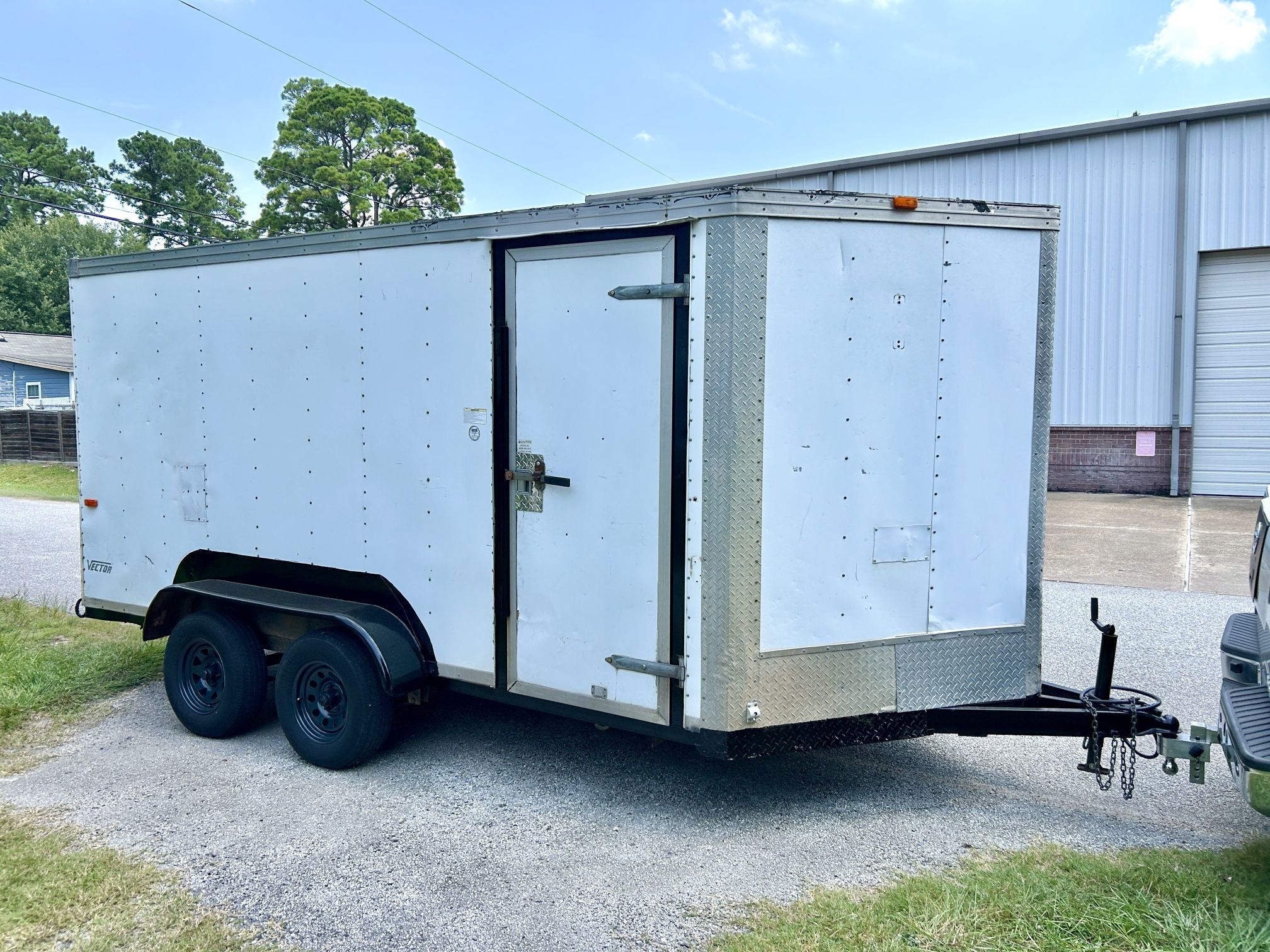 14 FT Enclosed Trailer With Ramp