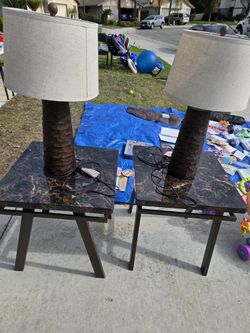 Side Tables and Lamps