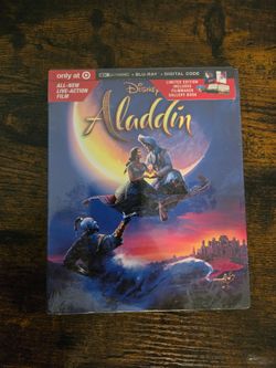 NEW Disney Aladdin 4K Ultra HD Blu-ray Target Exclusive
