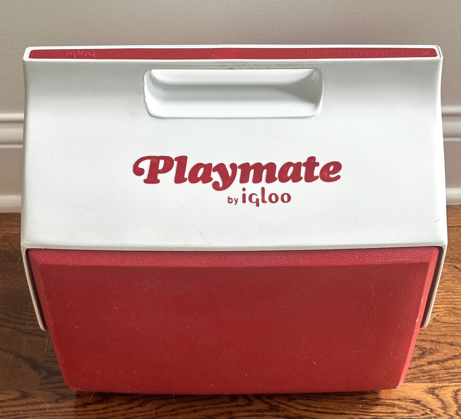 Igloo Playmate Cooler- Red and White. Great Used Condition!