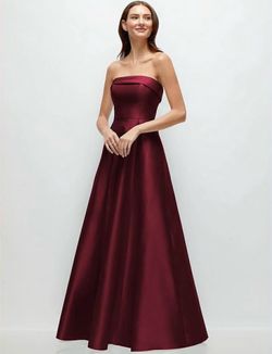 Maroon red dress