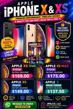 Apple iPhones for sale Factory Unlocked with Warranty