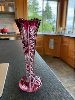 Caesar crystal vase from Czech Republic