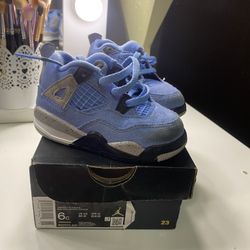 Nike Jordan Retro 4 University Blue 6c Toddler 