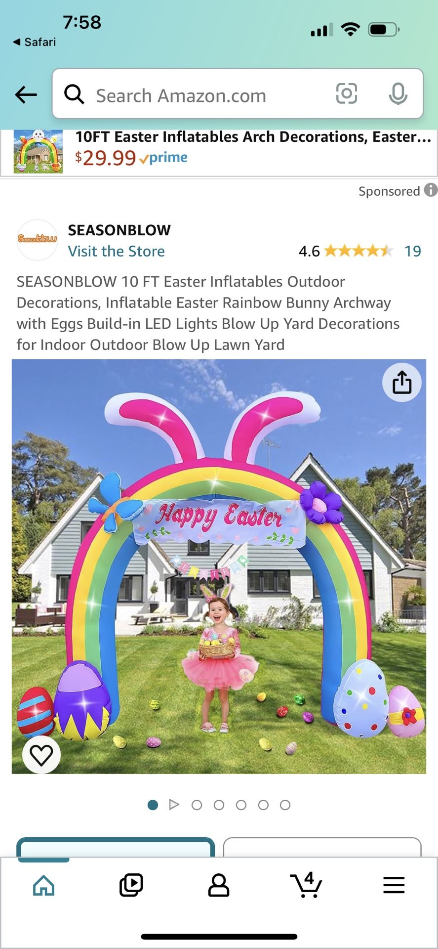 Outdoor Easter Decoration