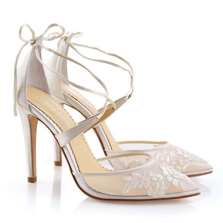 Bella Belle Anita Wedding Shoe - Ivory - Size 7