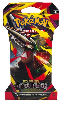 Pokemon Mega Evolution Pitch Black Sleeved Booster Pack