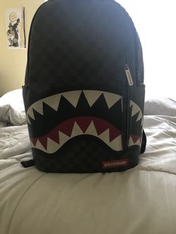 SPRAYGROUND: Fur Sharks in Paris Checkered Backpack