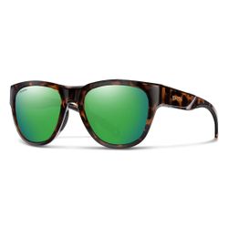Smith Optics ROCKAWAY Tortoise ChromaPop POLARIZED Green Mirror Lens Sunglass