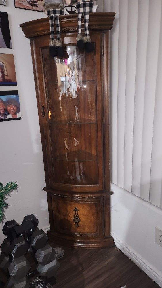 Corner Cabinet With Glass door