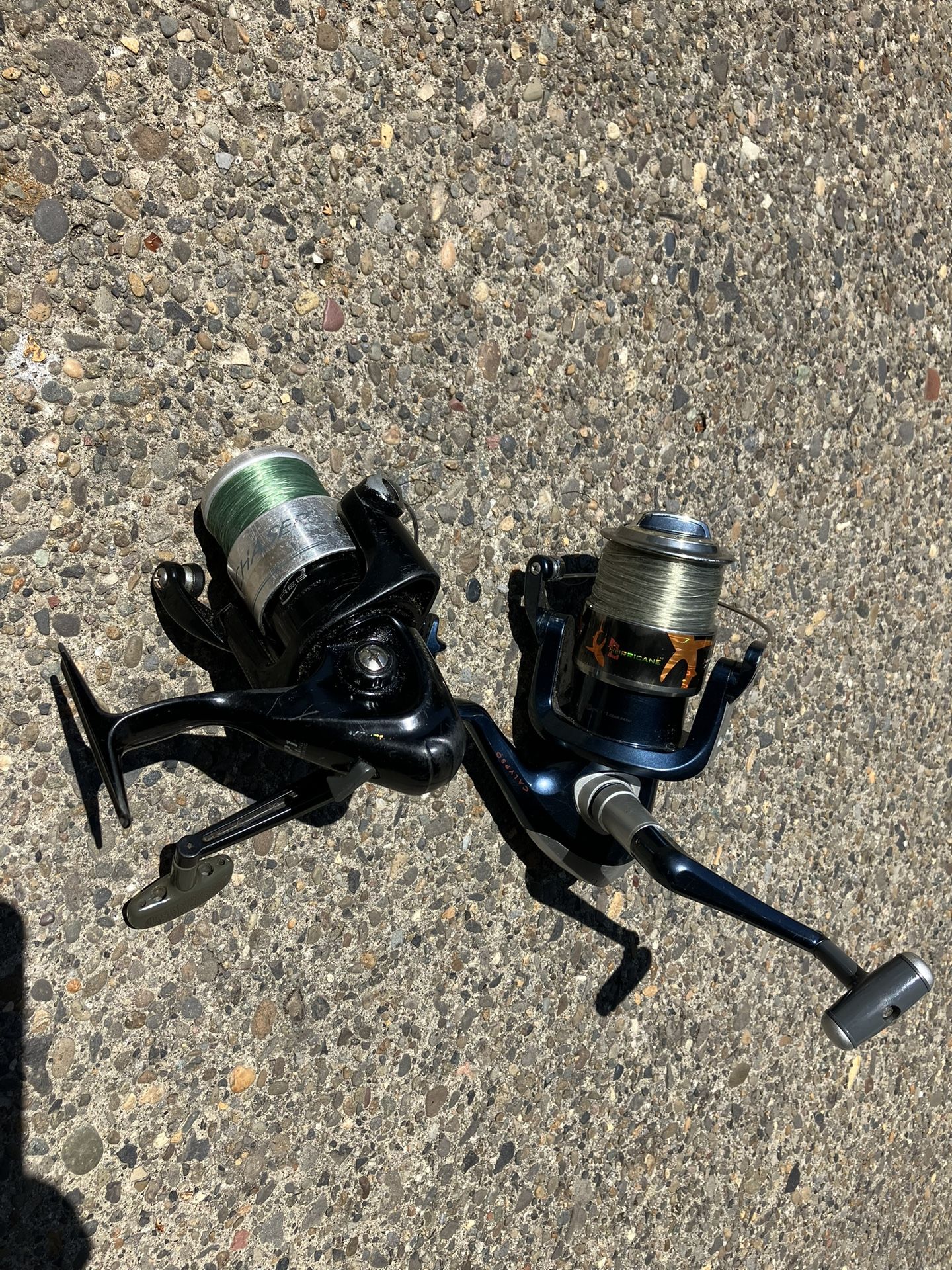 Set of Two Spinning Reels