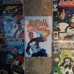 : 💀 Punisher Comic Bundle - 1st Microchip + Punisher Kills Marvel Universe (5 Books) 💀